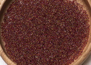 Бисер Япония MIYUKI Seed Beads 15/0 100г 0336 перидот блестящий винная линия внутри — фото 5
