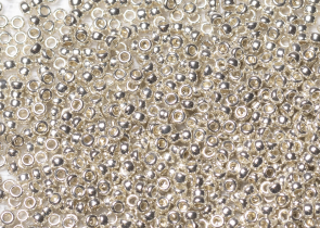 Бисер Япония MIYUKI Seed Beads 15/0 100г 1051 гальванизированное серебро — фото 1