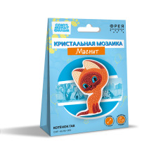 Кристальная ( алмазная) мозаика  " ФРЕЯ" CMF- ALVM- 094 магнит " Котёнок Гав" 7 х 10 см — фото 2