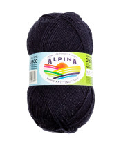 Пряжа ALPINA "DISCO" 86% хлопок, 14% полиамид 10 * 50г 150 м №07 т.синий. Цена за упаковку 10 шт — фото 1