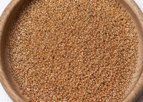 Бисер Япония MIYUKI Seed Beads 15/0 100г 1053 оцинкованное желтое золото — фото 5