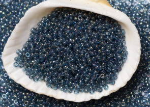 Бисер Япония MIYUKI Seed Beads 15/0 100г 0305 монтана блю голд блестящий — фото 2