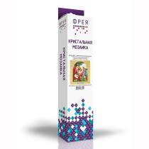 Кристальная ( алмазная) мозаика  " ФРЕЯ" ALVR- 09 092 " Икона Благословение детей" 27 х 22 см — фото 3