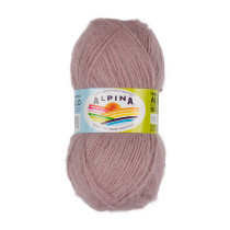 Пряжа ALPINA " ALPACA POLLO" 80% альпака, 20% акрил 4 * 50г 125 м 03 пыльно- розовый. Цена за упаковку 4 шт — фото 1