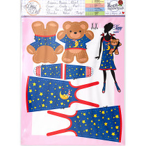 Набор для шитья " DressYourDoll" Одежда для кукол №2 S210- 0402 Sleepy Moon — фото 2