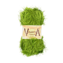 Пряжа VISANTIA " TRAFKA" 100% полиэстер 5 * 100 г 150 м №0047 зеленый. Цена за упаковку 5 шт — фото 1