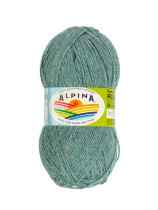 Пряжа ALPINA " ROLAND" 100% альпака 4 * 50г 200 м №33 св. бирюзовый. Цена за упаковку 4 шт — фото 1