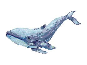 Кристальная ( алмазная) мозаика  " ФРЕЯ" ALVR- 134 " Кит" 40 х 30 см — фото 3