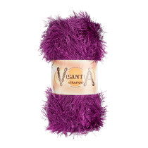 Пряжа VISANTIA " TRAFKA" 100% полиэстер 5 * 100 г 150 м №0031 сиреневый. Цена за упаковку 5 шт — фото 1
