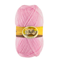 Пряжа ADELIA " NATALI" 100% акрил 10 * 50г 300 м №04 розовый. Цена за упаковку 10 шт — фото 1