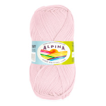 Пряжа ALPINA " TOMMY" 100% микнес 10 * 50г 130 м №011 бл. розовый. Цена за упаковку 10 шт — фото 1