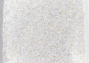 Бисер Япония MIYUKI Seed Beads 15/0 100г 0551 белый опал позолоченная линия внутри — фото 4