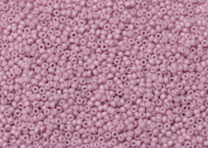 Бисер Япония MIYUKI Seed Beads 15/0 100г 2024 пыльная орхидея непрозрачный матовый — фото 1