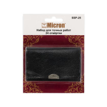 " Micron" Набор для точных работ ( отвёртки) SSP- 25 25 сменных отвёрток/ бит — фото 1