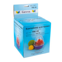 Для вязания " Gamma" YRK- 02 контейнер для пряжи пластик большой — фото 1