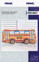 Набор для вышивания "PANNA" PD-1947 ( ПД-1947 ) "Подушка Автобус" — фото 4