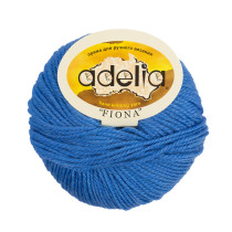 Пряжа ADELIA " FIONA" 50% шерсть, 50% акрил 10 * 50г 90 м №510 серый. Цена за упаковку 10 шт — фото 2
