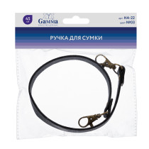 " Gamma" HA- 22 Ручка для сумки 45 см 1 шт. №03 чёрный — фото 2