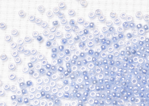 Бисер Япония MIYUKI Seed Beads 15/0 5г 0524 небесно-голубой цейлон — фото 2