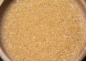 Бисер Япония MIYUKI Seed Beads 15/0 100г 0251 светло-топаз прозрачный радужный — фото 5