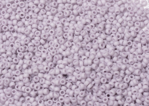 Бисер Япония MIYUKI Seed Beads 15/0 100г 2025 светло-лиловый непрозрачный матовый — фото 1