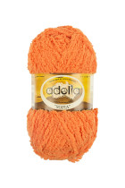 Пряжа ADELIA " SOFIA" 100% полиэстер 10 * 50г 90 м №38 оранжевый. Цена за упаковку 10 шт — фото 1