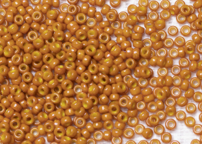 Бисер Япония MIYUKI Seed Beads 15/0 100г 1479 окрашенный тыква непрозрачный — фото 2