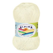 Пряжа ALPINA " XENIA" 100% мерсеризованный хлопок 10 * 50г 240 м №823 шампань. Цена за упаковку 10 шт — фото 1