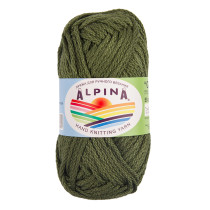 Пряжа ALPINA "GARRY" 100% мерсеризованный хлопок 10 * 50г 50 м №05 нефрит (т.зеленый). Цена за упаковку 10 шт — фото 1