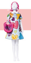 Набор для шитья " DressYourDoll" Одежда для кукол №2 S212- 0307 Twiggy Hearts — фото 1
