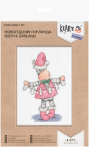 " Klart" набор для вышивания 8- 275 " Новогодняя гирлянда"  — фото 3