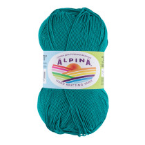 Пряжа ALPINA " SATI" 100% мерсеризованный хлопок 10 * 50г 170 м №052 т. серый. Цена за упаковку 10 шт — фото 2