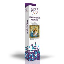 Кристальная ( алмазная) мозаика  " ФРЕЯ" ALVR- 180 " Икона Божией Матери " Неувядаемый цвет"" 22 х 27 см — фото 2