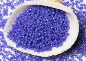 Бисер Япония MIYUKI Seed Beads 15/0 100г 1486 окрашенный яркий фиолетовый непрозрачный — фото 3