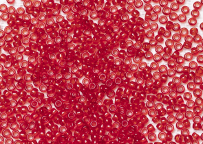Бисер Япония MIYUKI Seed Beads 15/0 5г 0141 красный прозрачный — фото 1