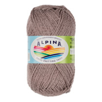 Пряжа ALPINA " SHEBBY" 100% хлопок 10 * 50г 150 м №09 серый. Цена за упаковку 10 шт — фото 1