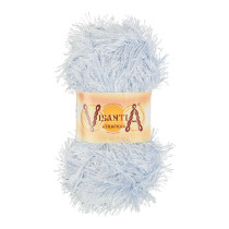 Пряжа VISANTIA " TRAFKA" 100% полиэстер 5 * 100 г 150 м №0095 св. серый. Цена за упаковку 5 шт — фото 1