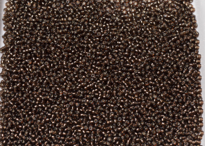 Бисер Япония MIYUKI Seed Beads 15/0 100г 0005D корневое пиво серебряная линия внутри — фото 4