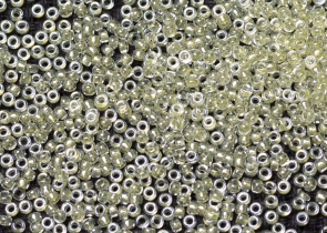 Бисер Япония MIYUKI Seed Beads 15/0 100г 1527 кристалл игристый сельдерей линия внутри — фото 1