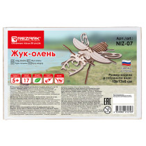 REZARK NIZ- 07 Серия " Живая природа" Пазл 3D Жук- олень — фото 2