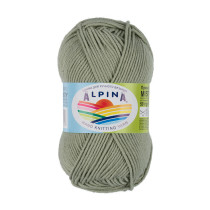 Пряжа ALPINA " MISTY" 70% хлопок, 30% шерсть 10 * 50г 105 м №19 фисташковый. Цена за упаковку 10 шт — фото 1