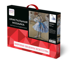 Кристальная ( алмазная) мозаика  " ФРЕЯ" MET- ALPD- 040 на подрамнике " Танцовщица, Эдгар Дега" 30 х 40 см — фото 2