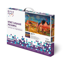 Кристальная ( алмазная) мозаика  " ФРЕЯ" ALPD- 008 на подрамнике " Ярмарка" 50 х 40 см — фото 2