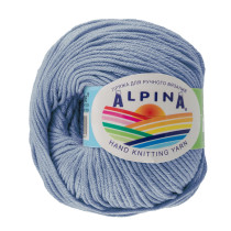Пряжа ALPINA " RENE" 100% мерсеризованный хлопок 10 * 50г 105 м №1232 св. фиолетовый. Цена за упаковку 10 шт — фото 1