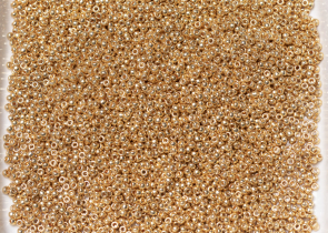 Бисер Япония MIYUKI Seed Beads 15/0 5г 1052 оцинкованное золото — фото 4