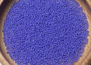 Бисер Япония MIYUKI Seed Beads 15/0 5г 1486 окрашенный яркий фиолетовый непрозрачный — фото 5