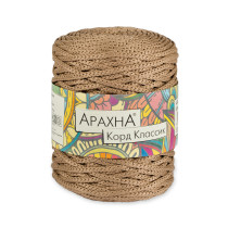 Пряжа ARACHNA " Cord Classic" 100% полиэфир 3 * 200 г ± 10 г 100 м №13 кофейный. Цена за упаковку 3 шт — фото 1