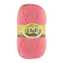Пряжа ADELIA " RACHEL" 90% шерсть, 10% полиэстер 5 * 100 г 400 м №25 розовый. Цена за упаковку 5 шт — фото 1