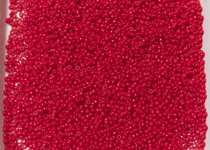 Бисер Япония MIYUKI Seed Beads 15/0 100г 1684 окрашенный яркий красный непрозрачный полуматовый — фото 4