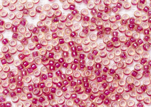 Бисер Япония MIYUKI Seed Beads 15/0 5г 0363 светло-топаз блестящий клюква линия внутри — фото 1